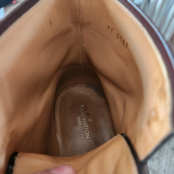 LV MENS LEATHER BOOTS FW2018 KIM JONES - Picture 4 of 9